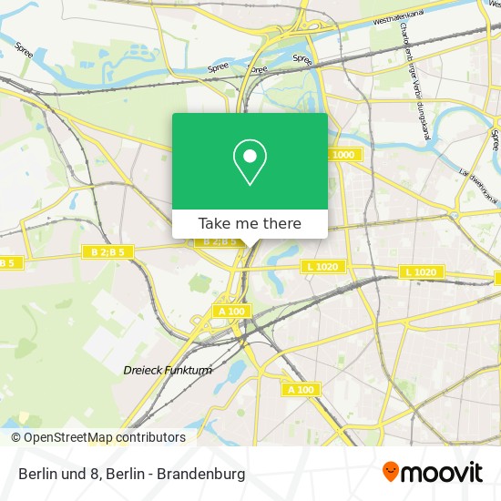Карта Berlin und 8