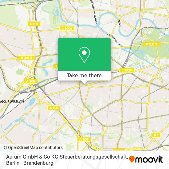 Карта Aurum GmbH & Co KG Steuerberatungsgesellschaft