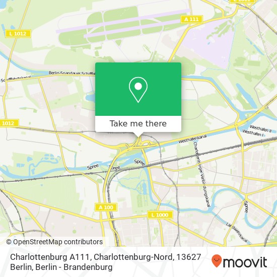 Charlottenburg A111, Charlottenburg-Nord, 13627 Berlin map