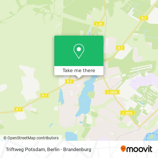 Triftweg Potsdam map