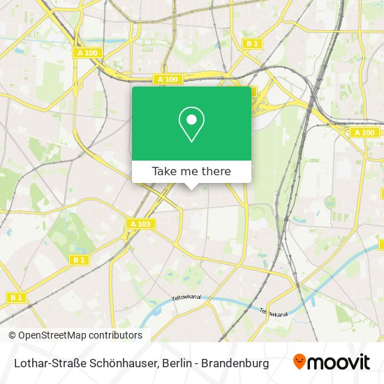 Карта Lothar-Straße Schönhauser