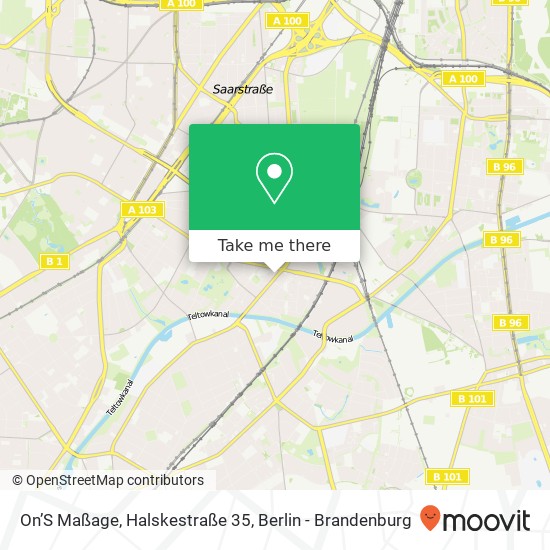 On’S Maßage, Halskestraße 35 map