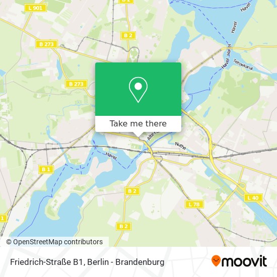 Friedrich-Straße B1 map