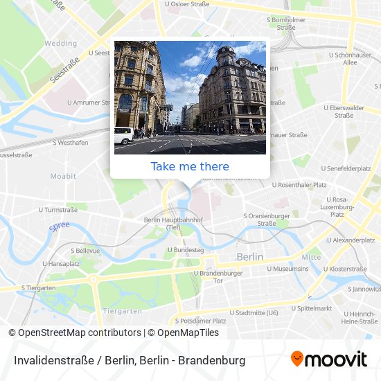 Invalidenstraße / Berlin map