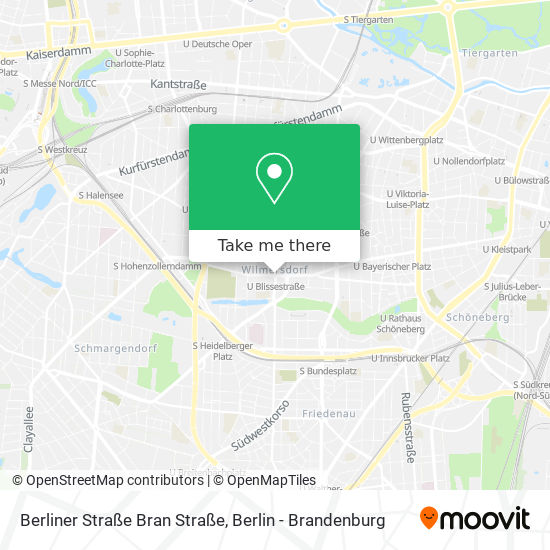 Berliner Straße Bran Straße map