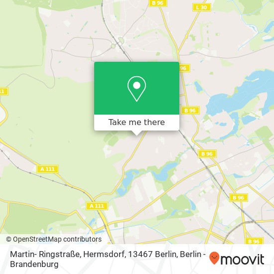 Martin- Ringstraße, Hermsdorf, 13467 Berlin map