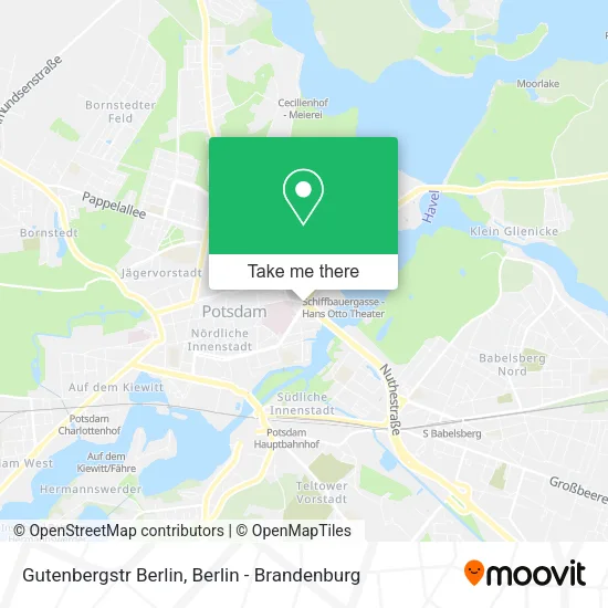 Карта Gutenbergstr Berlin