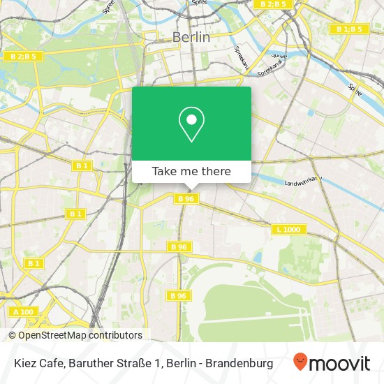 Kiez Cafe, Baruther Straße 1 map