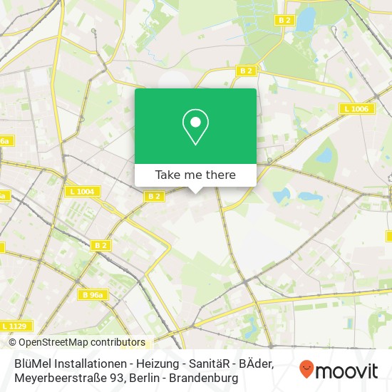 BlüMel Installationen - Heizung - SanitäR - BÄder, Meyerbeerstraße 93 map