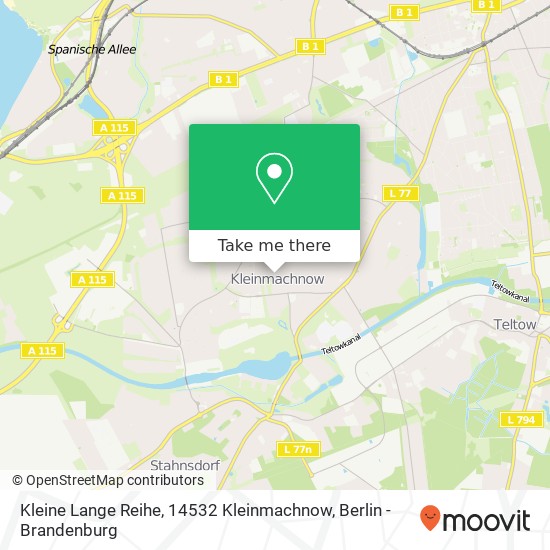 Kleine Lange Reihe, 14532 Kleinmachnow map