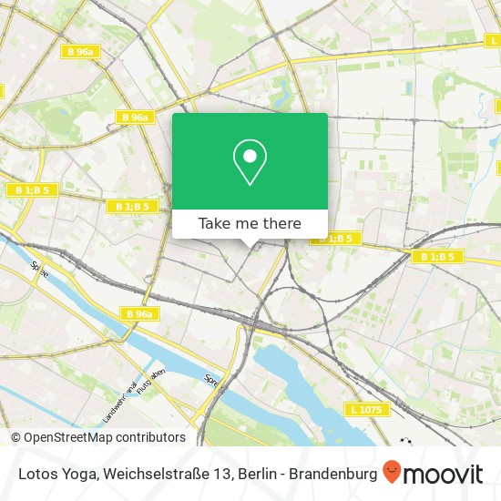 Lotos Yoga, Weichselstraße 13 map