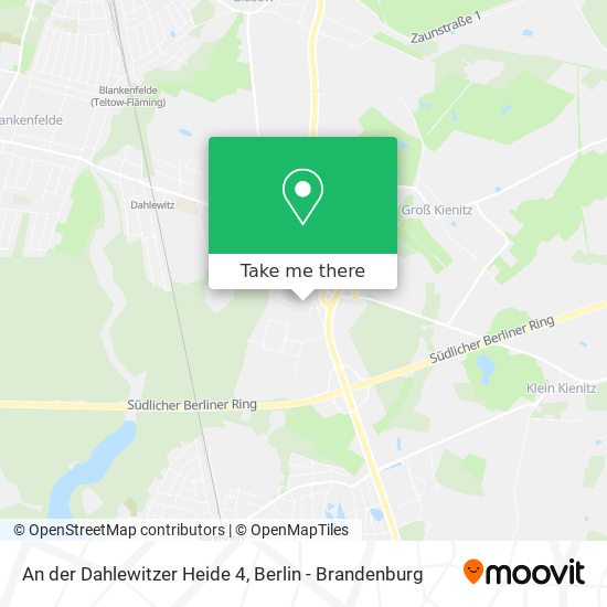 An der Dahlewitzer Heide 4 map