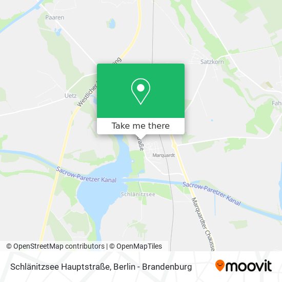 Schlänitzsee Hauptstraße map