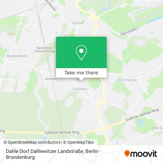 Dahle Dorf Dahlewitzer Landstraße map