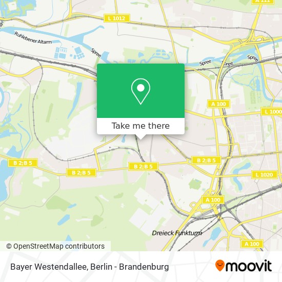Bayer Westendallee map