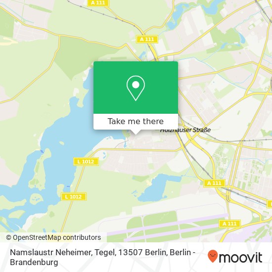 Namslaustr Neheimer, Tegel, 13507 Berlin map