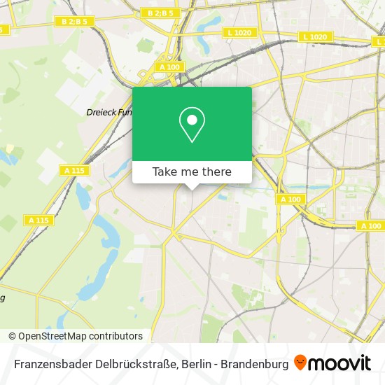 Franzensbader Delbrückstraße map