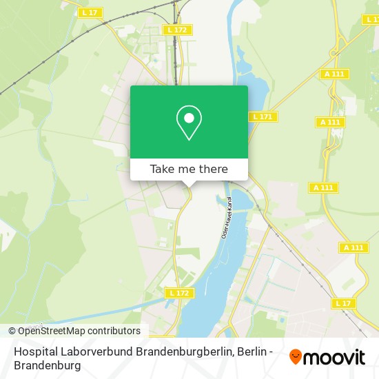 Карта Hospital Laborverbund Brandenburgberlin