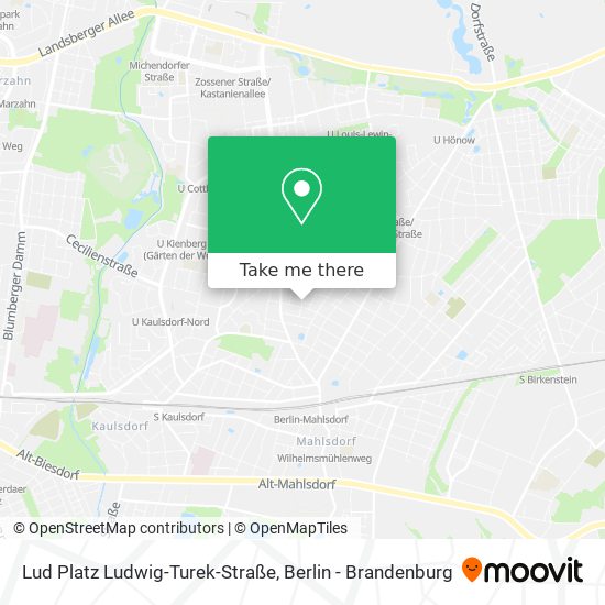 Lud Platz Ludwig-Turek-Straße map