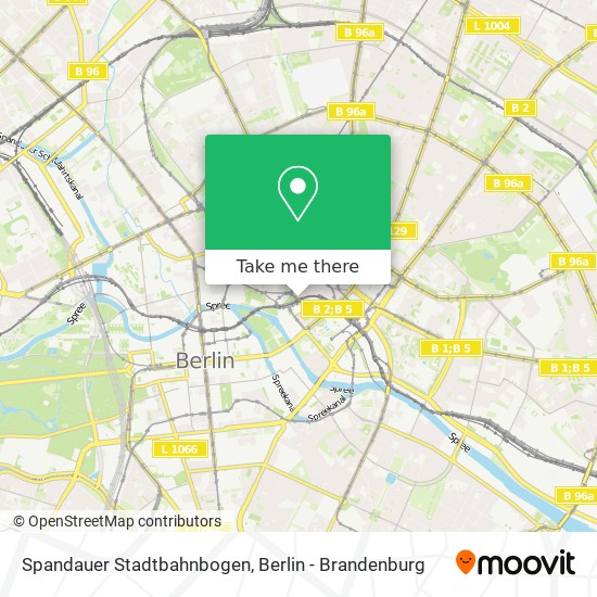 Spandauer Stadtbahnbogen map