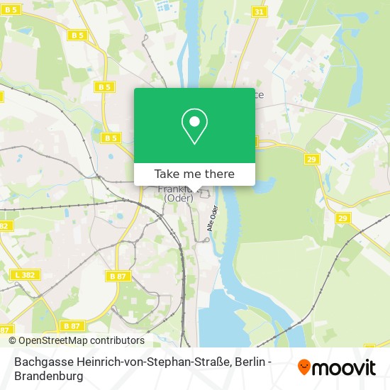Bachgasse Heinrich-von-Stephan-Straße map