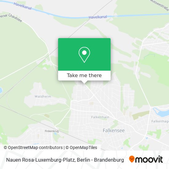 Nauen Rosa-Luxemburg-Platz map