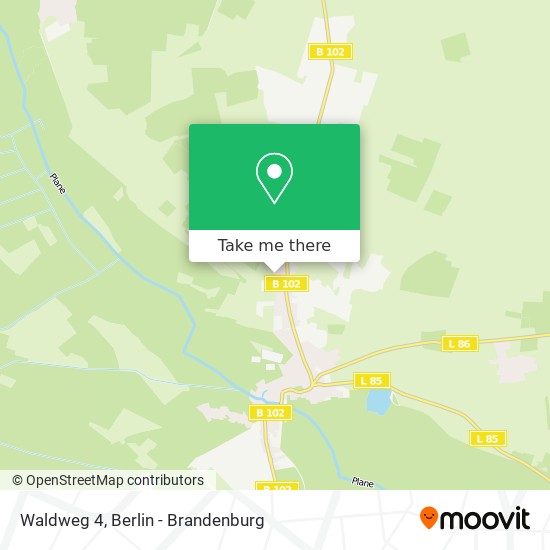 Waldweg 4 map