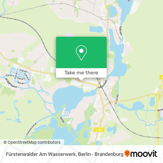 Fürstenwalder Am Wasserwerk map