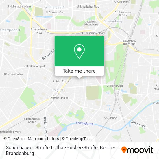 Schönhauser Straße Lothar-Bucher-Straße map