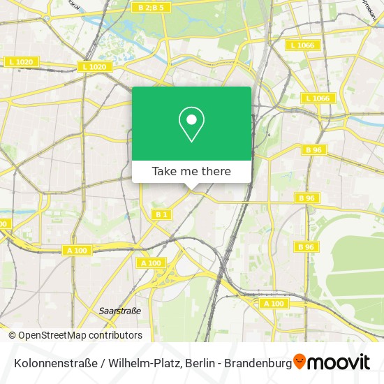 Карта Kolonnenstraße / Wilhelm-Platz