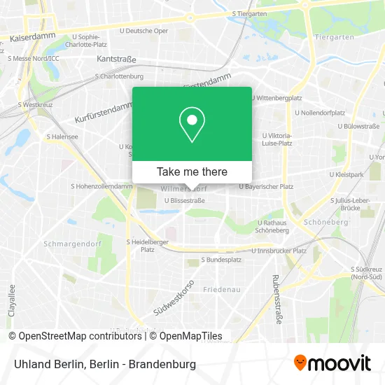 Uhland Berlin map