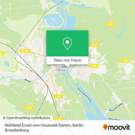 Карта Mühlend Ernst-von-Houwald-Damm