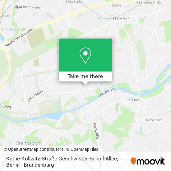 Карта Käthe-Kollwitz-Straße Geschwister-Scholl-Allee