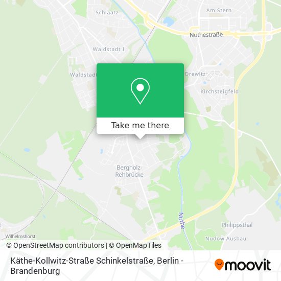Карта Käthe-Kollwitz-Straße Schinkelstraße