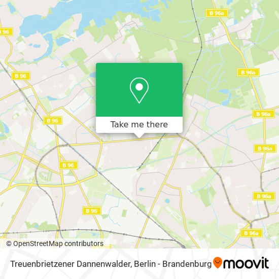 Карта Treuenbrietzener Dannenwalder