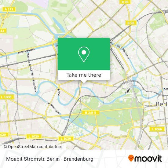 Moabit Stromstr map