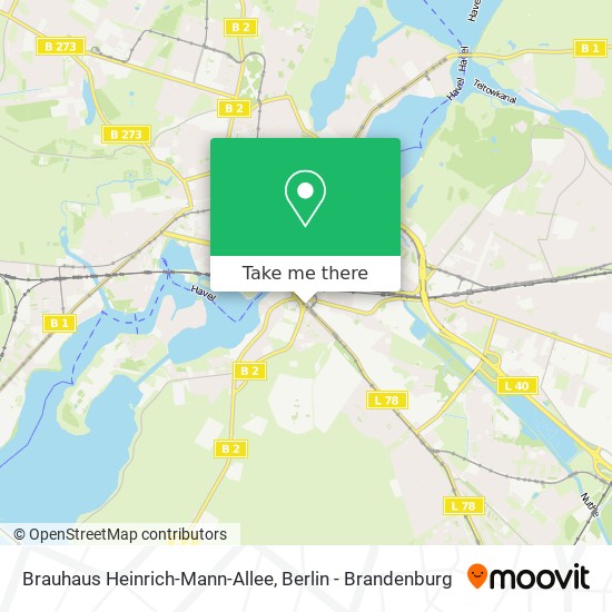 Карта Brauhaus Heinrich-Mann-Allee