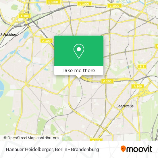Hanauer Heidelberger map
