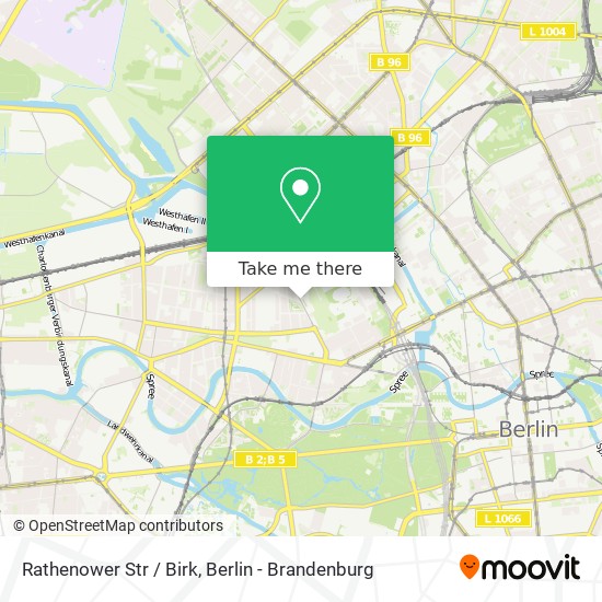 Rathenower Str / Birk map