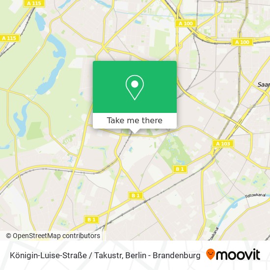 Карта Königin-Luise-Straße / Takustr