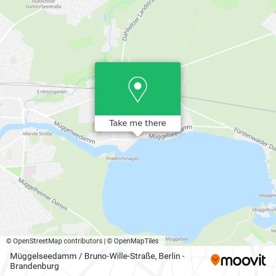 Карта Müggelseedamm / Bruno-Wille-Straße