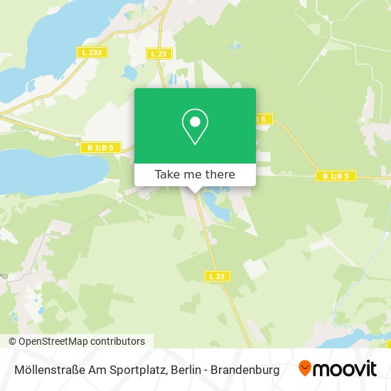 Карта Möllenstraße Am Sportplatz