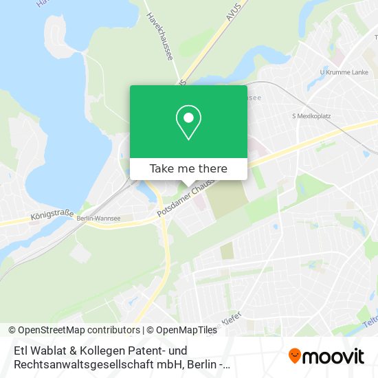 Etl Wablat & Kollegen Patent- und Rechtsanwaltsgesellschaft mbH map