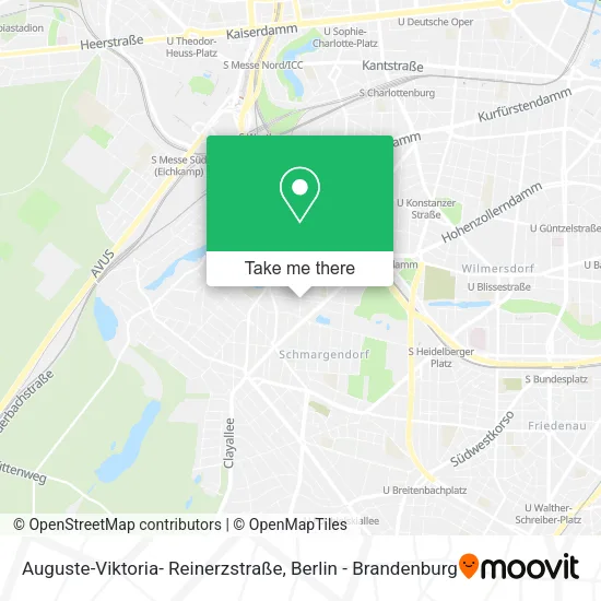 Карта Auguste-Viktoria- Reinerzstraße