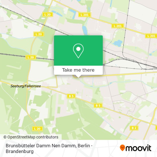 Карта Brunsbütteler Damm Nen Damm