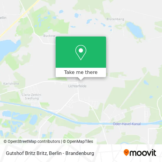 Карта Gutshof Britz Britz