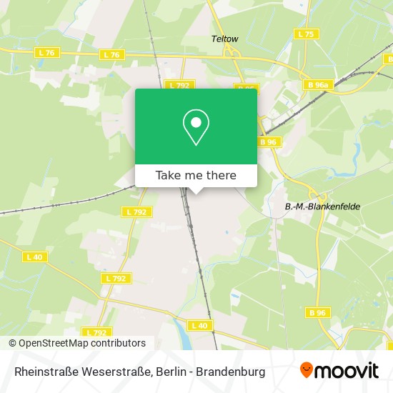 Rheinstraße Weserstraße map