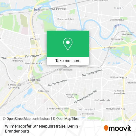 Карта Wilmersdorfer Str Niebuhrstraße