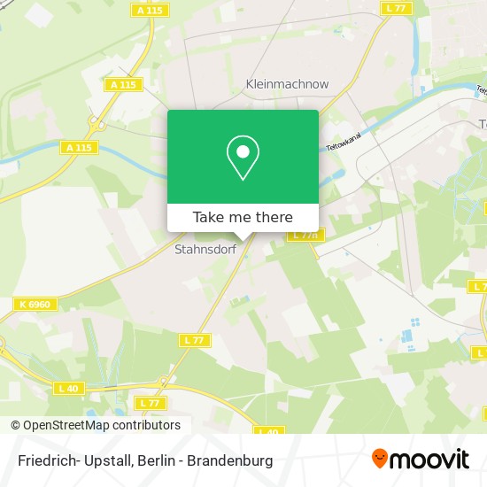 Friedrich- Upstall map