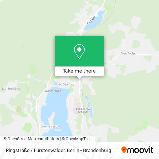 Ringstraße / Fürstenwalder map